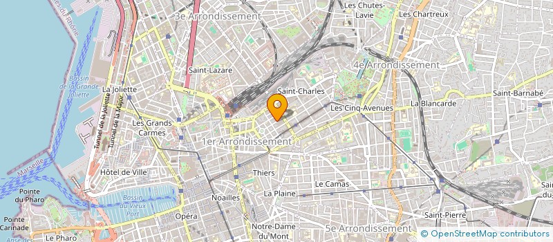 localisation de l'entreprise MONSIEUR PIERRE FOUGEROUSE à MARSEILLE