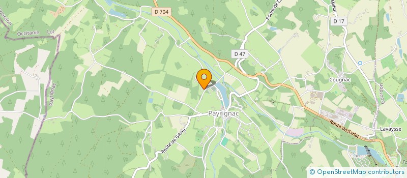 localisation de l'entreprise MONSIEUR PIERRE FOUILLAC  PAYRIGNAC