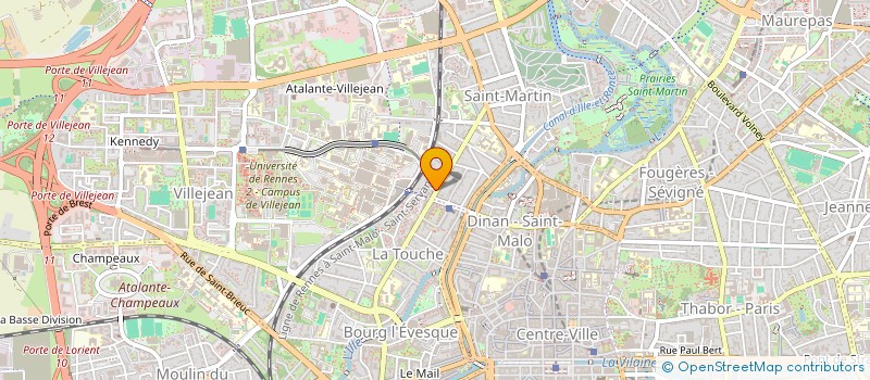 localisation de l'entreprise MONSIEUR PIERRE FOUILLEUL  RENNES