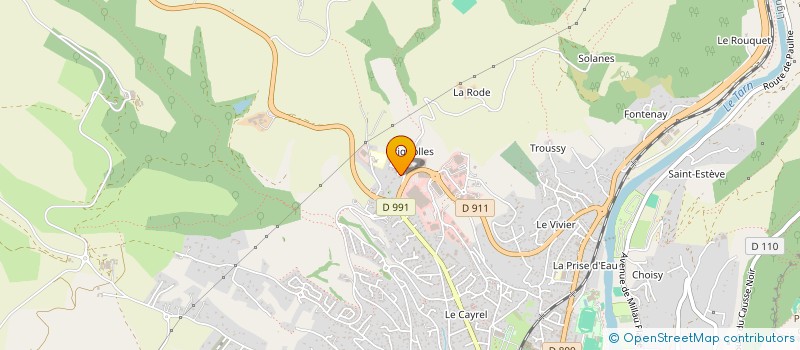localisation de l'entreprise MONSIEUR PIERRE FOULQUIER  MILLAU