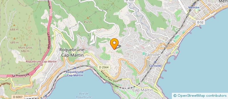localisation de l'entreprise MONSIEUR PIERRE FOUQUE à ROQUEBRUNE-CAP-MARTIN
