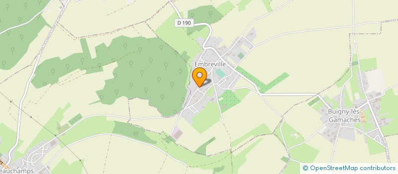 localisation de l'entreprise MONSIEUR PIERRE FOURDRAIN  EMBREVILLE