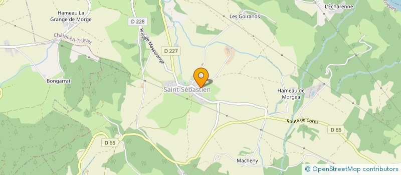 localisation de l'entreprise MONSIEUR PIERRE FOURMENT  CHATEL-EN-TRIEVES