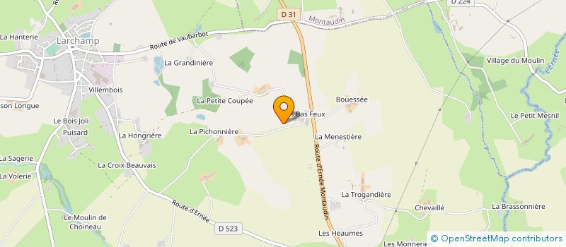 localisation de l'entreprise MONSIEUR PIERRE FOURMONT à LARCHAMP