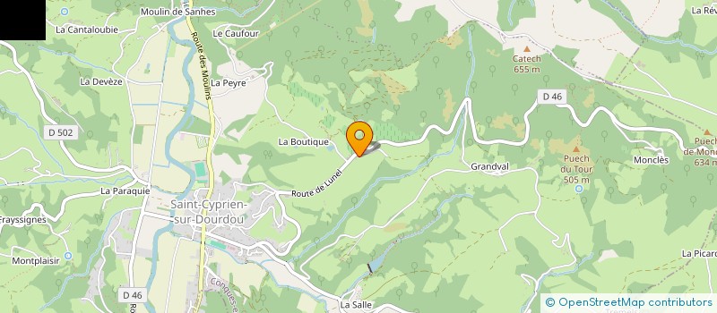 localisation de l'entreprise MONSIEUR PIERRE FOURNIE à SAINT-FELIX-DE-LUNEL