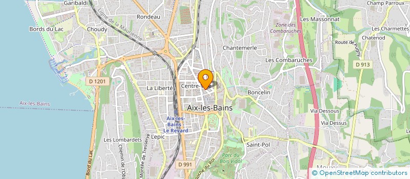 localisation de l'entreprise MONSIEUR PIERRE FOURNIER à AIX-LES-BAINS