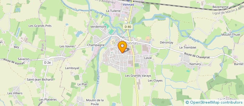 localisation de l'entreprise MONSIEUR PIERRE FOURNIER  VONNAS