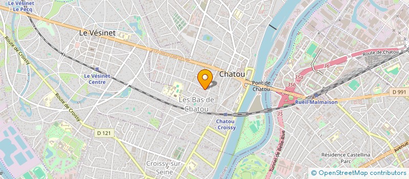 localisation de l'entreprise MONSIEUR PIERRE FOURNIER  CHATOU