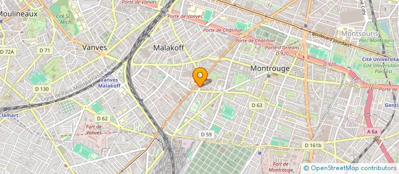 localisation de l'entreprise MONSIEUR PIERRE FOURNIER  MONTROUGE