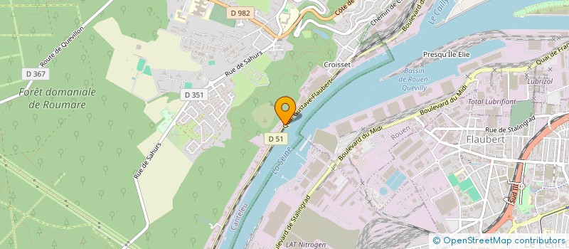 localisation de l'entreprise MONSIEUR PIERRE FOURNY  CANTELEU