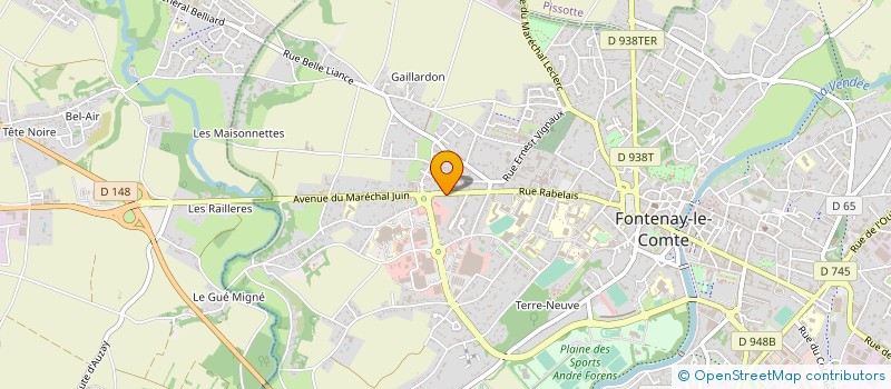 localisation de l'entreprise MONSIEUR PIERRE FRADIN à FONTENAY-LE-COMTE