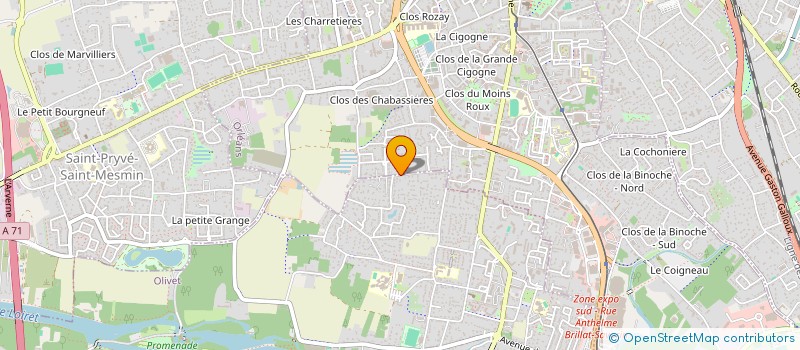 localisation de l'entreprise MONSIEUR PIERRE FRAISSE à OLIVET
