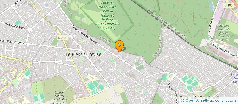 localisation de l'entreprise MONSIEUR PIERRE FRANCE  LE PLESSIS-TREVISE