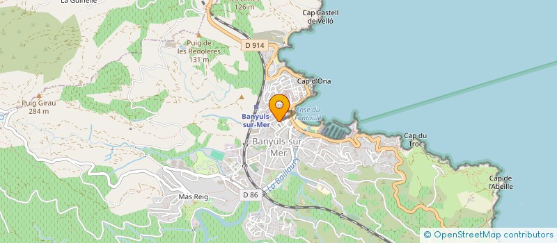 localisation de l'entreprise MONSIEUR PIERRE FRANCES  BANYULS-SUR-MER