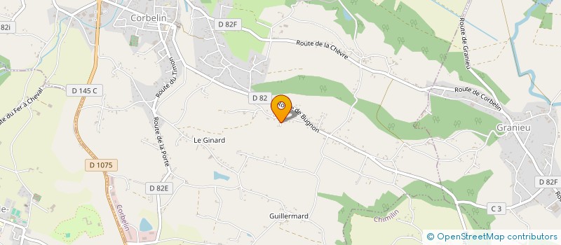 localisation de l'entreprise MONSIEUR PIERRE FRANCESCHI  CORBELIN