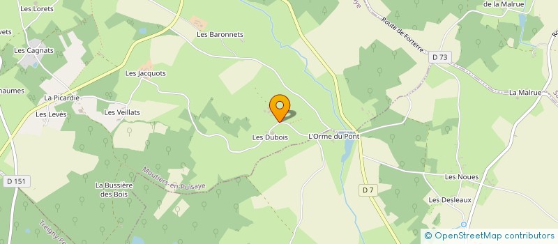 localisation de l'entreprise MONSIEUR PIERRE FRANCESCONI à MOUTIERS-EN-PUISAYE