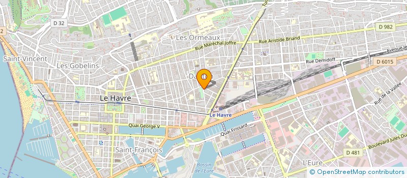 localisation de l'entreprise MONSIEUR PIERRE FRANCHEMICHE à LE HAVRE