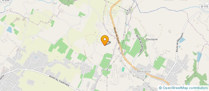 localisation de l'entreprise MONSIEUR PIERRE FRANCHET  SAINTE-BAZEILLE