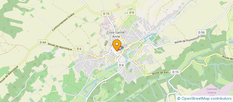 localisation de l'entreprise MONSIEUR PIERRE FRANCK à VALENSOLE