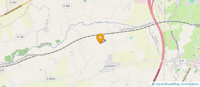 localisation de l'entreprise MONSIEUR PIERRE-FRANCK BESNIER  LA LANDE-D'AIROU