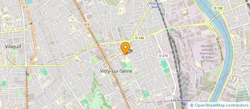 localisation de l'entreprise MONSIEUR PIERRE FRANCOIS à VITRY-SUR-SEINE