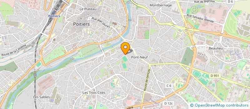 localisation de l'entreprise MONSIEUR PIERRE FRANCOIS à POITIERS