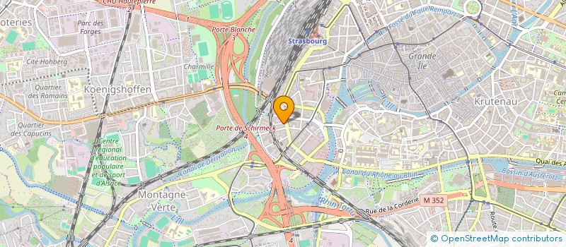 localisation de l'entreprise MONSIEUR PIERRE FRANCOIS à STRASBOURG