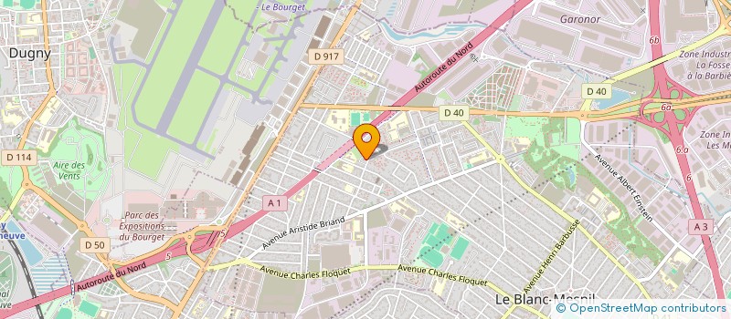 localisation de l'entreprise MONSIEUR PIERRE FRANCOIS à LE BLANC-MESNIL