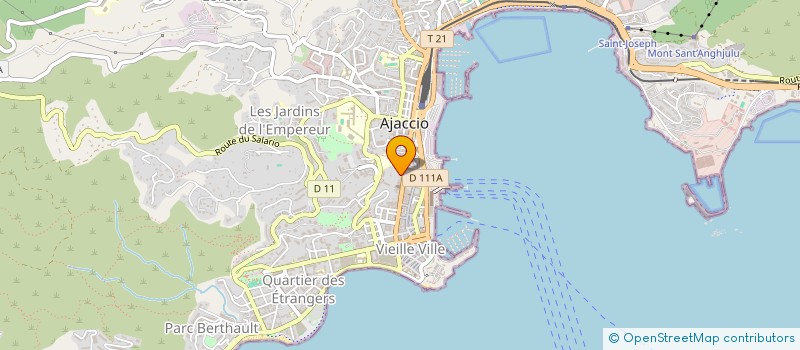 localisation de l'entreprise MONSIEUR PIERRE-FRANCOIS ARRIGHI  AJACCIO