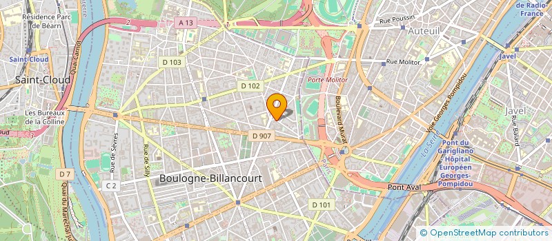 localisation de l'entreprise MONSIEUR PIERRE-FRANCOIS BOUGNERES à BOULOGNE-BILLANCOURT