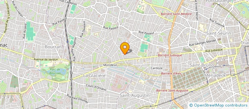 localisation de l'entreprise MONSIEUR PIERRE-FRANCOIS BOURJALLIAT  BORDEAUX