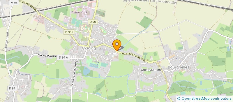 localisation de l'entreprise MONSIEUR PIERRE-FRANCOIS DANCOINE  CYSOING