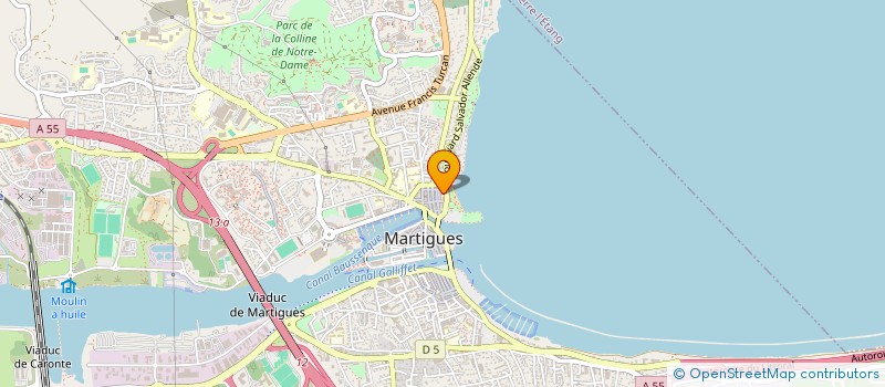 localisation de l'entreprise MONSIEUR PIERRE FRANCOIS GOMEZ  MARTIGUES