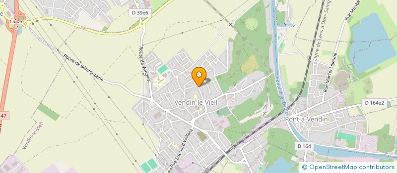 localisation de l'entreprise MONSIEUR PIERRE-FRANCOIS HAPIOT  VENDIN-LE-VIEIL