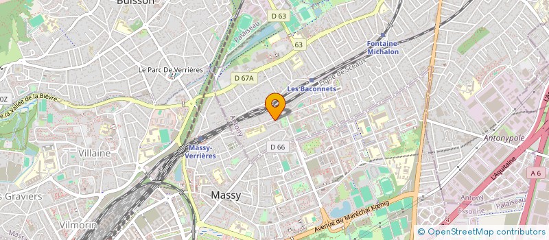 localisation de l'entreprise MONSIEUR PIERRE FRANCOIS KINGUE à ANTONY