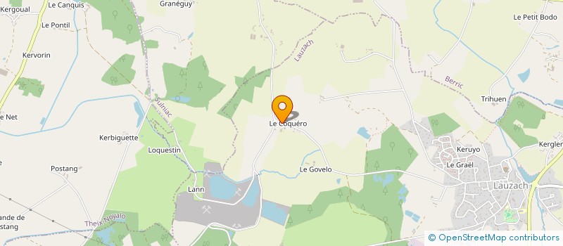 localisation de l'entreprise MONSIEUR PIERRE-FRANCOIS LANRIVAIN  LAUZACH