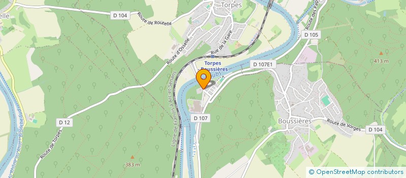 localisation de l'entreprise MONSIEUR PIERRE-FRANCOIS MICHAUD  BOUSSIERES