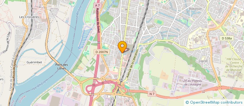 localisation de l'entreprise MONSIEUR PIERRE-FRANCOIS THIERRY  VALENCE