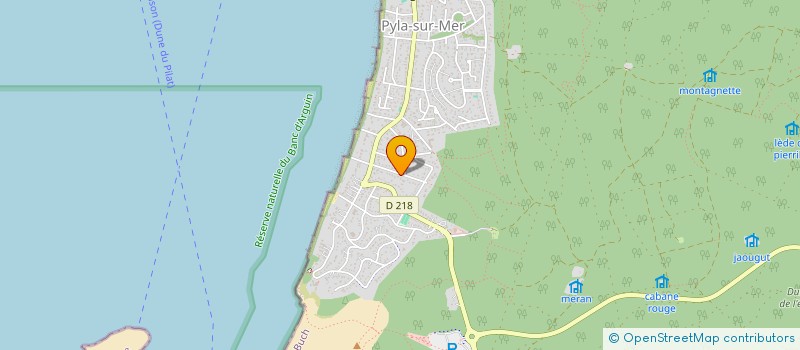 localisation de l'entreprise MONSIEUR PIERRE-FRANCOIS WEY  LA TESTE DE BUCH