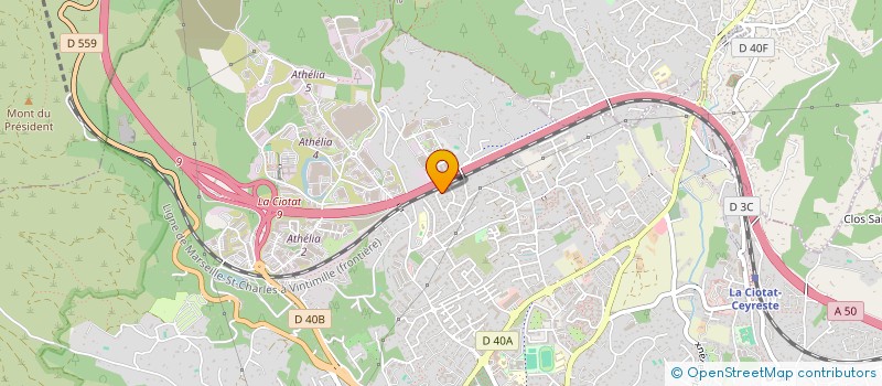 localisation de l'entreprise MONSIEUR PIERRE-FRANCOIS YVES  LA CIOTAT