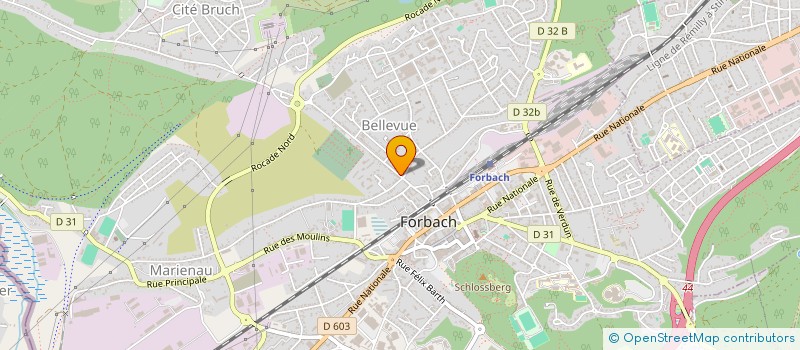 localisation de l'entreprise MONSIEUR PIERRE FRANZ à FORBACH