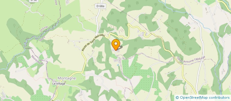 localisation de l'entreprise MONSIEUR PIERRE-FREDERIC REY  MONTAGNE