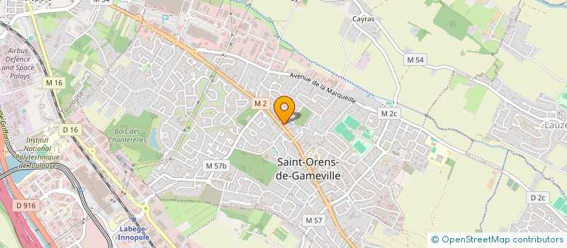 localisation de l'entreprise MONSIEUR PIERRE FREIMANN  SAINT-ORENS-DE-GAMEVILLE