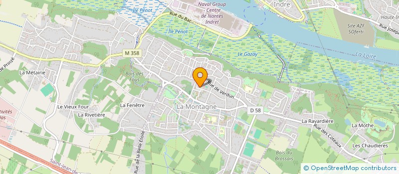 localisation de l'entreprise MONSIEUR PIERRE FREOR  LA MONTAGNE