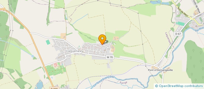 localisation de l'entreprise MONSIEUR PIERRE FRIDRICI  LAQUENEXY