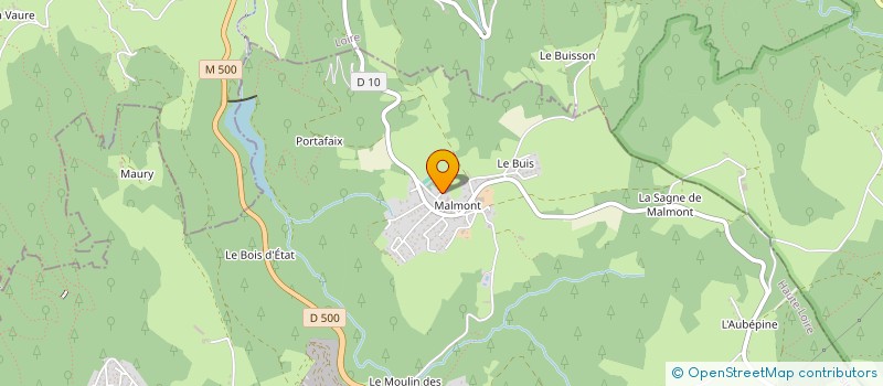 localisation de l'entreprise MONSIEUR PIERRE FRIESS  SAINT-JUST-MALMONT