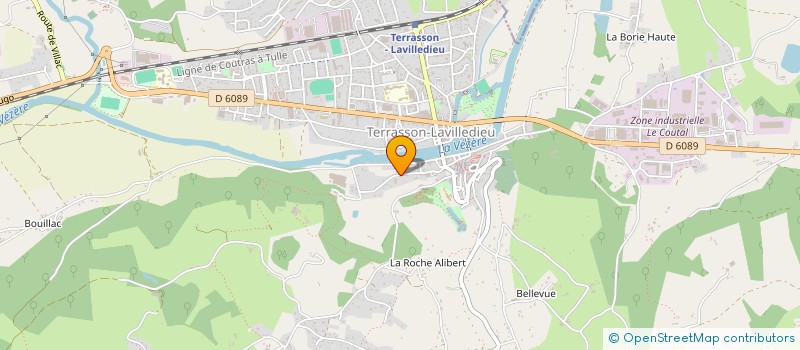 localisation de l'entreprise MONSIEUR PIERRE FRIGO  TERRASSON-LAVILLEDIEU