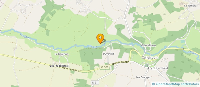 localisation de l'entreprise MONSIEUR PIERRE FRISSONNET à LES PINS