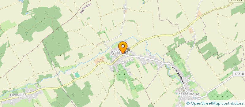 localisation de l'entreprise MONSIEUR PIERRE FRITSCH  WAHLBACH