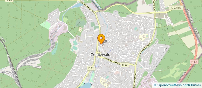 localisation de l'entreprise MONSIEUR PIERRE FROMENT  CREUTZWALD